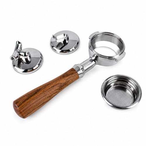 3-in-1-Siebträger 4Barista 58 mm – E61 (Holzgriff)