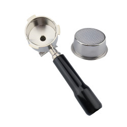 Siebträger mit Doppelauslauf 4Barista 51 mm – De’Longhi Dedica (schwarzer Griff)