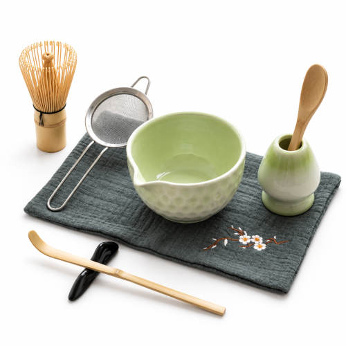 Bewertungen Matcha set 4Barista (light green) – ein Set aus Keramik zur Zubereitung von Matcha-Tee 