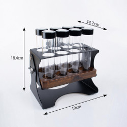 Kaffeebohnen-Aufbewahrungsröhrchen-Set 4Barista