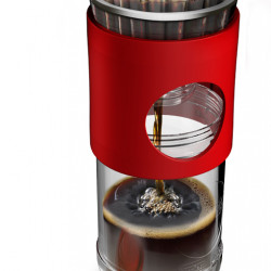 Kaffeemaschine Cafflano Go-Brew - rot