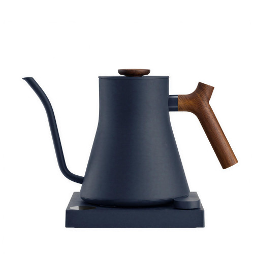 Fellow Stagg EKG PRO stone blue + walnut | Wasserkocher Gooseneck