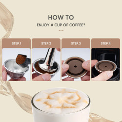 Silikondeckel für Nespresso Vertuo - 2 Stk - B-Ware