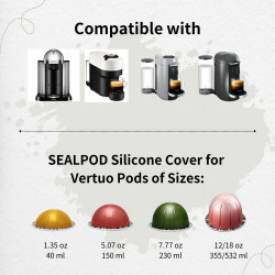 Silikonhülle SEALPOD für Vertuoline-Kapseln - 4 Stück